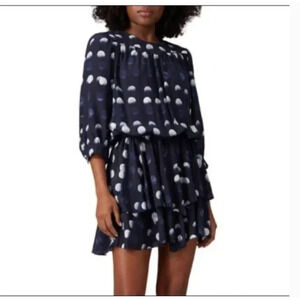 Zadig‎ & Voltaire Rooka Dots Marine Dress Size XS